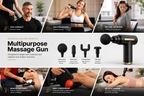 Mini Massage Gun – Quiet Deep Tissue Percussion Massager
